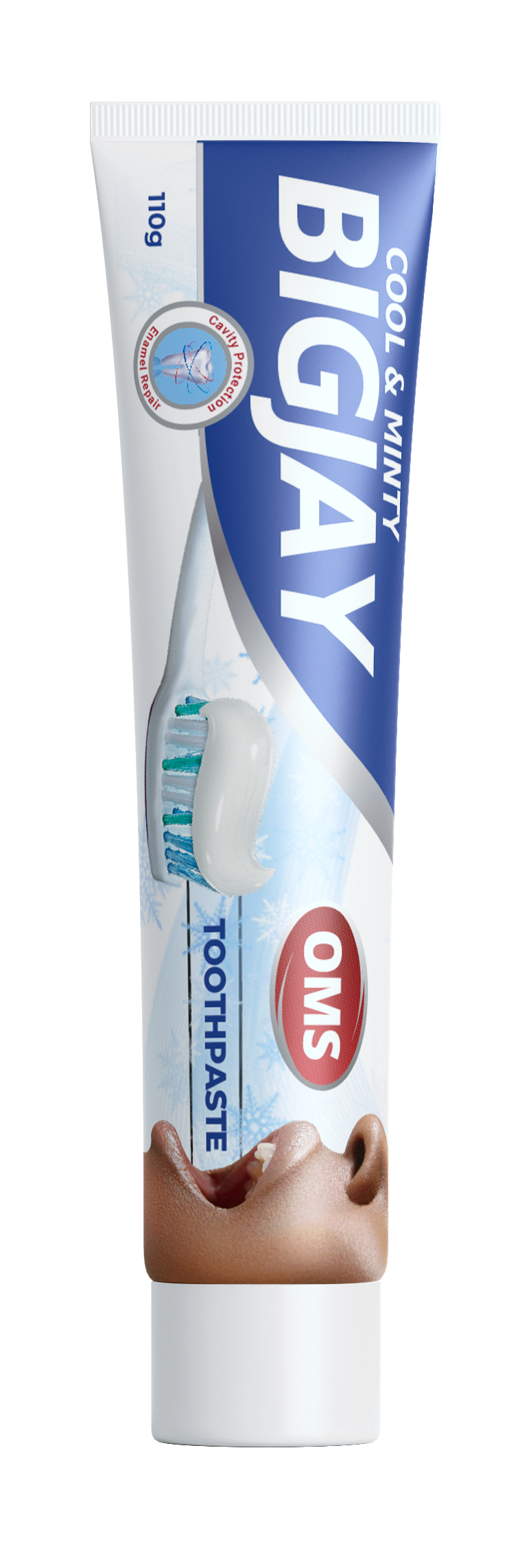 OMS Big Jay Cool and Minty toothpaste